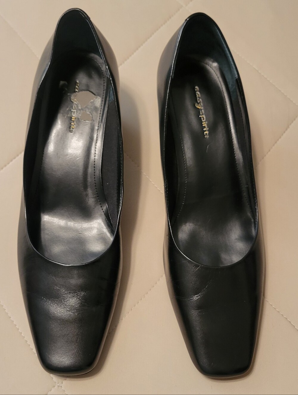 Easy Spirit Escaridad Black Leather Size 10